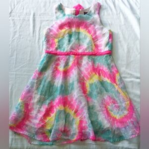 ‼️5 items for $8‼️Lilt Pink and Green Swirl Kids Dress